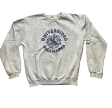 Load image into Gallery viewer, Universidad Salamanca Sweatshirt Adult Large Gray Fleece Spain Spellout Mens
