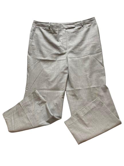 Talbots Pants Womens 18 (41x28) Flat Front Wool Spandex Stretch Trouser Dress