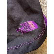 Load image into Gallery viewer, The North Face Shorts Womens Large Running Athletic Black Purple Trim Workout
