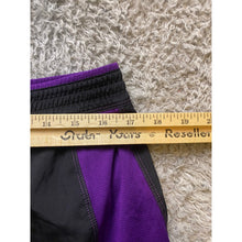 Load image into Gallery viewer, The North Face Shorts Womens Large Running Athletic Black Purple Trim Workout
