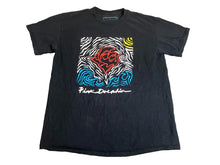 Load image into Gallery viewer, Pink Dolphin Shirt Adult Large Black Wave Stamp Streetwear Skater Pullover Mens
