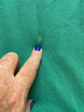 Load image into Gallery viewer, VTG Jantzen Shirt Adult Medium Green Blue Striped Preppy Patch Golf Polo Mens
