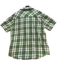 Load image into Gallery viewer, Harley Davidson Shirt Adult Extra Large Green White Plaid Button Up Motorcycles
