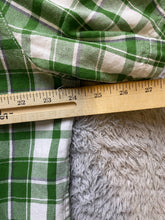 Load image into Gallery viewer, Harley Davidson Shirt Adult Extra Large Green White Plaid Button Up Motorcycles
