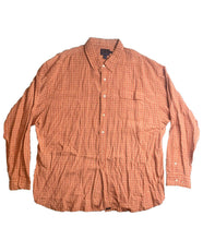 Load image into Gallery viewer, Tommy Bahama Shirt Adult 2XL XXL Orange Indigo Palms Tencel Linen Casual Mens
