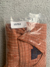 Load image into Gallery viewer, Tommy Bahama Shirt Adult 2XL XXL Orange Indigo Palms Tencel Linen Casual Mens
