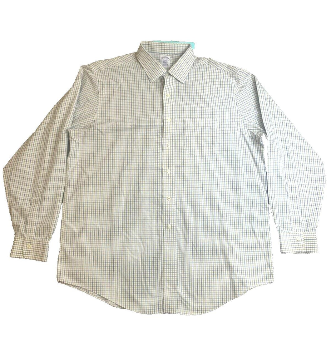 Brooks Brothers 1818 Shirt Adult 17-36 Classic Non Iron American Supima Mens