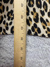 Load image into Gallery viewer, Chicos Shirt Womens 3 Black Tan Leopard Print Oversized Tunic Lagenlook Flowy
