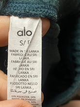 Load image into Gallery viewer, Alo Pants Womens Small Forest Green Tapered Jogger Drawstring Rayon Spandex Yoga
