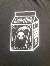 Load image into Gallery viewer, Hot Topic Shirt Womens Large Black Goth Milk Cropped Streetwear Oversized Ladies
