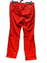 Load image into Gallery viewer, J Crew Pants Womens 8 (34x27.5) Red Chino Straight Leg Casual Slash Pocket Lady
