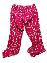 Load image into Gallery viewer, Lot of 2 Pajama Pants Womens Large Pink Blue Fleece Disney AOP Eeyore Candy Cane
