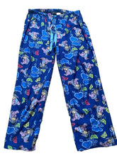 Load image into Gallery viewer, Lot of 2 Pajama Pants Womens Large Pink Blue Fleece Disney AOP Eeyore Candy Cane
