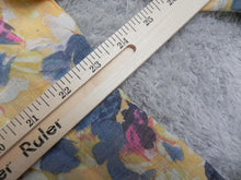 Load image into Gallery viewer, Zac &amp; Rachel Shirt Womens 1X Yellow Smocked AOP Flower Boho Plus Rayon Ladies
