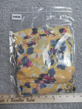 Load image into Gallery viewer, Zac &amp; Rachel Shirt Womens 1X Yellow Smocked AOP Flower Boho Plus Rayon Ladies

