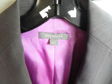 Load image into Gallery viewer, Ann Taylor Suit Coat Womens 0 Gray Single Breasted Virgin Wool Blazer Jacket
