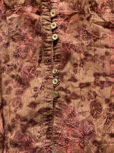 Load image into Gallery viewer, Mountain Hardwear Shirt Womens 10 Medium AOP Floral Boho Peasant Tie Button Up
