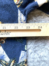 Load image into Gallery viewer, VTG County Seat Shirt Adult Medium Blue 100% Silk Button Up AOP Hawaiian Mens
