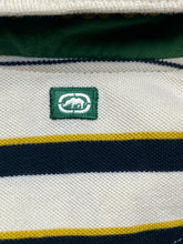 Load image into Gallery viewer, Ecko Unltd Shirt Adult 3XL XXXL Beige Striped Preppy Rugby Rhino Golf Polo Mens
