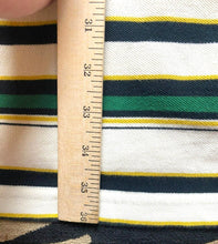 Load image into Gallery viewer, Ecko Unltd Shirt Adult 3XL XXXL Beige Striped Preppy Rugby Rhino Golf Polo Mens
