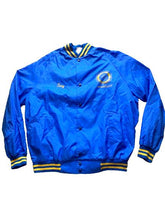 Load image into Gallery viewer, VTG Rotary International Jacket Adult Large Blue Snaps Tony Windbreaker 70s Mens
