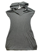 Load image into Gallery viewer, Athleta Dress Womens Medium Hoodie Side Pockets Bodycon Short Sleeve Ladies
