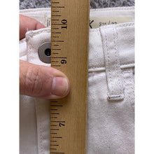 Load image into Gallery viewer, Pilcro And The Letterpress Anthropolgie Jeans Womens 27 White Flare Leg Sequins
