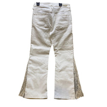 Load image into Gallery viewer, Pilcro And The Letterpress Anthropolgie Jeans Womens 27 White Flare Leg Sequins

