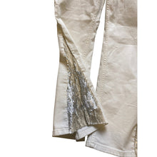 Load image into Gallery viewer, Pilcro And The Letterpress Anthropolgie Jeans Womens 27 White Flare Leg Sequins
