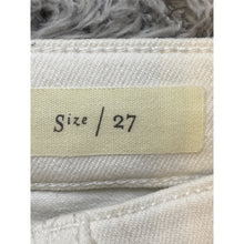 Load image into Gallery viewer, Pilcro And The Letterpress Anthropolgie Jeans Womens 27 White Flare Leg Sequins
