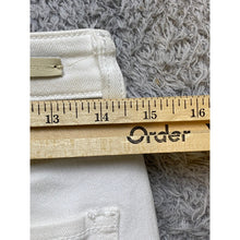 Load image into Gallery viewer, Pilcro And The Letterpress Anthropolgie Jeans Womens 27 White Flare Leg Sequins
