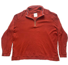 Load image into Gallery viewer, Tommy Bahama Sweater Adult 2XL XXL Reddish Orange Collared 1/4 Zip Pullover Mens
