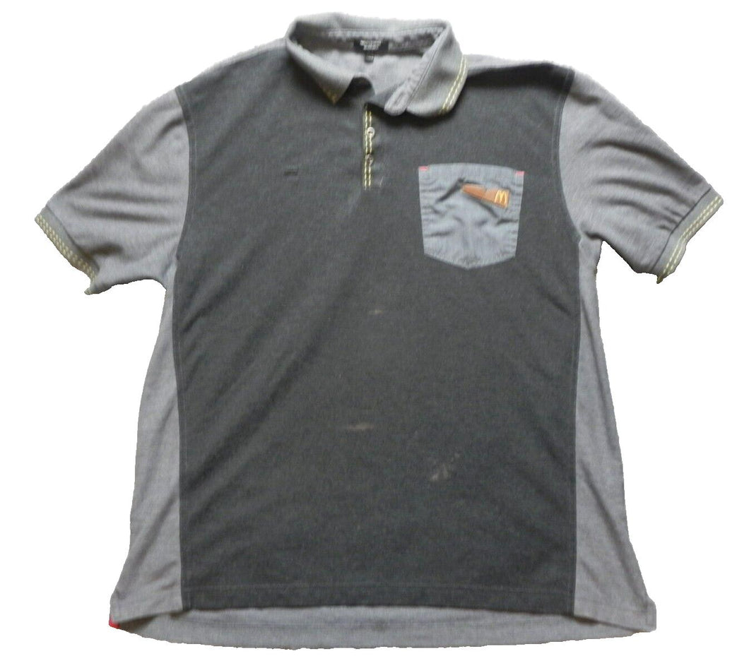 McDonalds Shirt Adult Extra Large Timeless Element Employee Uniform Polo Mens
