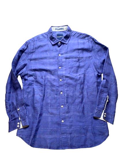Tommy Bahama Shirt Adult Large Button Up Long Sleeve Flip Contrast Cuffs Mens