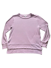 Load image into Gallery viewer, Beyond Yoga Sweatshirt Womens Large Hi Low Long Sleeve Rayon Spandex Sweater
