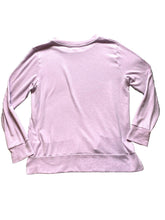 Load image into Gallery viewer, Beyond Yoga Sweatshirt Womens Large Hi Low Long Sleeve Rayon Spandex Sweater
