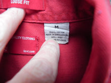 Load image into Gallery viewer, Vintage Levis Shirt Adult Medium Loose Fit Button Up Red Tag Y2K Denim Mens
