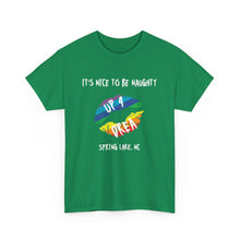 Load image into Gallery viewer, It&#39;s Nice to be Naughty Up4Drea Pride T-Shirt, Pride Month Shirts, Gay Lesbian Pride Tee, Gay Gift, LGBTQ Shirt, North Carolina Shirt
