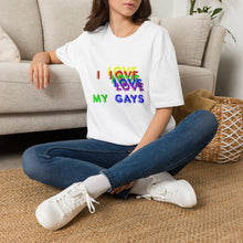 Load image into Gallery viewer, I love my gays Unisex Softstyle T-Shirt
