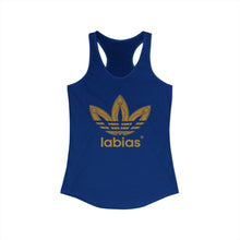 Load image into Gallery viewer, Labias Funny Parody Women's Ideal Racerback Tank
