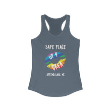 Load image into Gallery viewer, Safe Place Up4Drea Pride Racerback Tank Top, Pride Month Shirts, Pride Tee, Lesbian Shirt, Gay Shirt, North Carolina Tank Top
