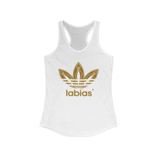 Load image into Gallery viewer, Labias Funny Parody Women's Ideal Racerback Tank
