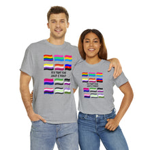 Load image into Gallery viewer, Fly That Flag Loud &amp; Proud T-Shirt, Rainbow Shirts, Gay Pride Tshirt, Rainbow Tee, LGBTQIA+ Flags T-Shirt, Pride Month Shirts, Gay Pride Tee
