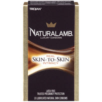 Trojan Brand Condoms non-latex condoms Naturalamb Lubricated 10 pack