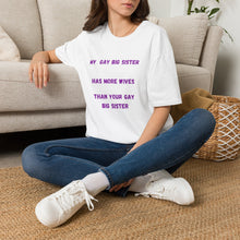 Load image into Gallery viewer, My gay big sister Unisex Softstyle T-Shirt
