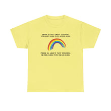 Load image into Gallery viewer, Not Turning Queer Kids into Dead Kids PRIDE T-Shirt - ALL Sizes - XS - 5XL
