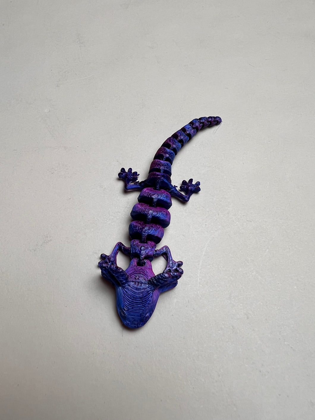 Mini 3D printed axolotl 3.25”