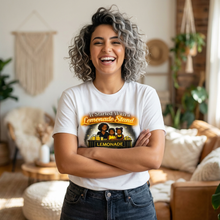 Load image into Gallery viewer, Lemonade Stand T-Shirt — "It Started With a Lemonade Stand" Aged Well Family Tee
