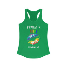 Load image into Gallery viewer, Everyday Is Pride Up4Drea Pride Racerback Tank Top Sizes S M L XL 2XL
