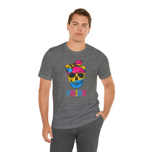 Load image into Gallery viewer, Pansexual Pride Skull Gay Rights T-Shirt, Human Rights Shirt, Equality T-Shirt, LGBTQ+ Shirts, Pride Tee
